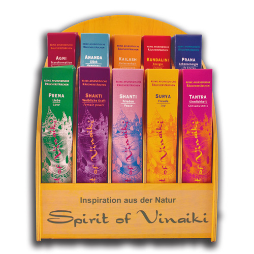 Ayurveda Linie - Mischungen, Display mit 10 Sorten